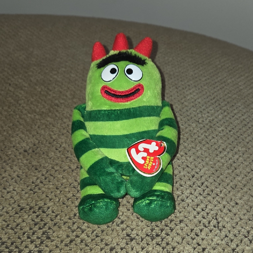 TY Beanie Babies Yo Gabba Gabba Brobee